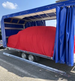 Nach der Brandschadenreinigung transportiert die Firma Mier Lufttechnik GmbH bei Bedarf Ihr Fahrzeug zurück. KFZ Transport