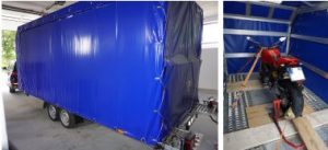 ChatGPT: Motorrad Transport im geschlossenen Anhänger. Auch Fahrzeuge transportieren wir wetterunabhängig. wetterunabhängiger Transport